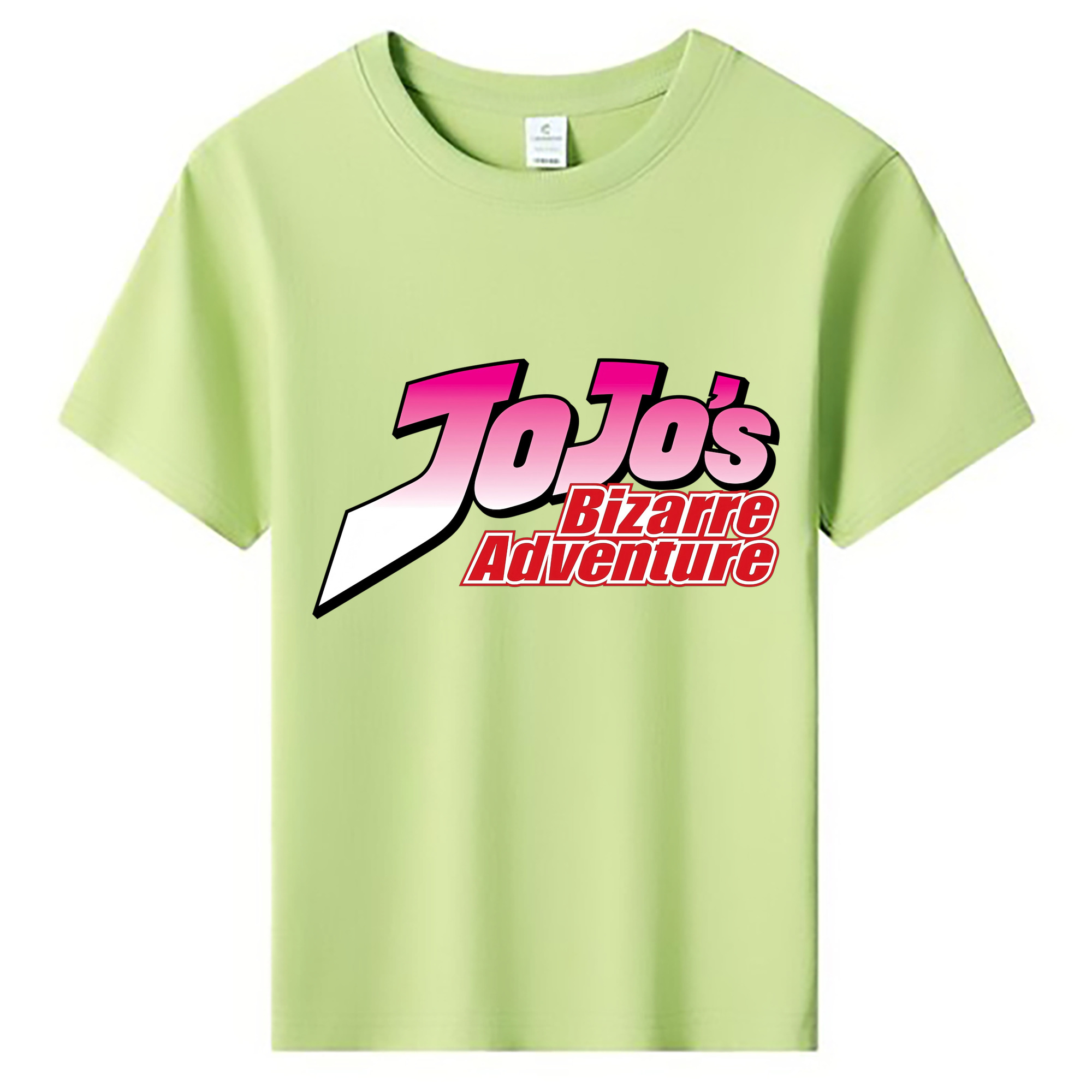 （画像用） ジョジョの奇妙な冒険 JoJo's Bizarre Adventure 綿100％キッズTシャツ（フロントプリント）